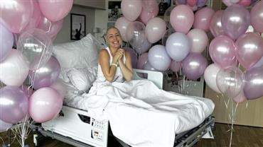 Fabiana Justus comemora sucesso de transplante de medula óssea: "Meu renascimento"