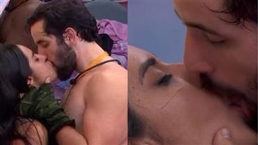 BBB24: Isabelle e Matteus dão beijão de cinema escondidos do resto da casa
