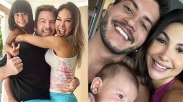 Maíra Cardi chama Nigro de "papai" da filha com Arthur Aguiar