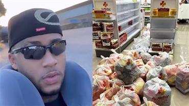 Rapper carioca compra estoque de farmácia para ajudar vítimas das chuvas no RS