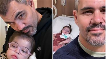 Juliano Cazarré atualiza o estado de saúde de sua filha após internação