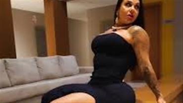 Dona do maior bumbum do Brasil diz ter orgasmos durante treino