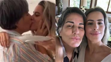 Gloria Pires é detonada por vídeo beijando filha na boca: "casal lésbico"
