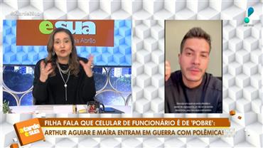 "Até barraco tem limite", diz Sonia Abrão sobre briga de Maíra Cardi e Arthur Aguiar