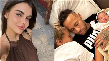 Cristais e muito ouro: veja a decoração luxuosa do quarto da maternidade da terceira filha de Neymar