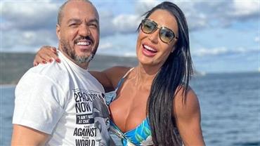 Belo comenta mudança de Gracyanne Barbosa: "Somos casados em comunhão de bens"