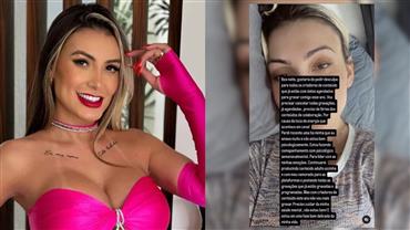 Andressa Urach anuncia afastamento de conteúdo adulto: "Não estou bem"