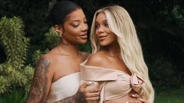 Ludmilla e Brunna Gonçalves revelam sexo do primeiro filho