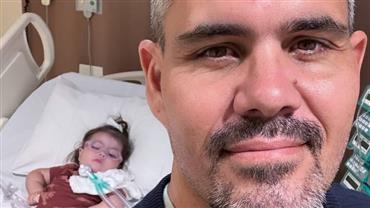 Após 12 dias internada, a filha de Juliano Cazarré deixa o hospital: "voltou para casa"