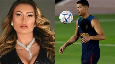 Andressa Urach relembra suposto golpe de Cristiano Ronaldo: 'Ia dar de graça?'