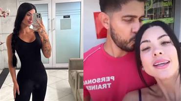 Namorada de Belo posa com personal e web faz alerta: "Abre o olho"