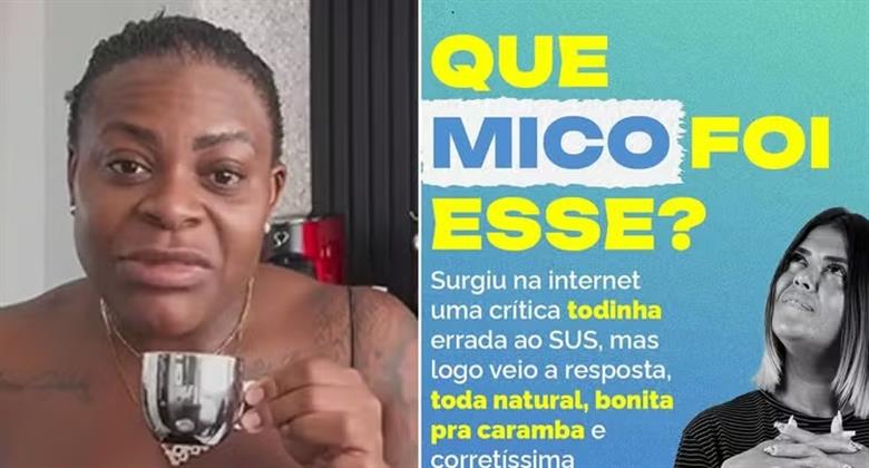 "Que mico foi esse?" Ministério da Saúde responde Jojo Todynho após polêmica