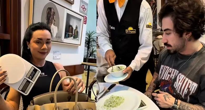 Juju Salimeni leva balança a restaurante para ajudar noivo fisiculturista