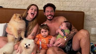 Tentativa de momento pai e filha termina em susto e bronca para Eliezer