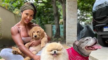 Gracyanne Barbosa chora ao desabafar sobre seus pets: "Teve uma parada cardíaca"