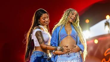 Ludmilla revela o rosto da filha Zuri pela primeira vez; veja o vídeo