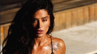 Aline Campos mostra pele após remover tatuagem "está perfeita"