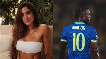 Amor no ar? Vini Jr. é flagrado ao lado de nova influenciadora em Miami; veja vídeo