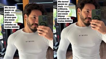 "Me tornei quem mais criticava", diz Eliezer ao mostrar treino com roupa colada