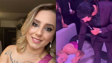 Convidada que cochilou durante show de Gusttavo Lima no casamento de Éder Militão comenta o episódio