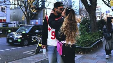 Voltaram? Gabigol posta declaração romântica para Rafella Santos nas redes sociais