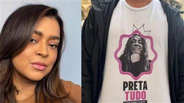 Confira as imagens: Família e amigos homenageiam Preta Gil com camiseta personalizada no velório