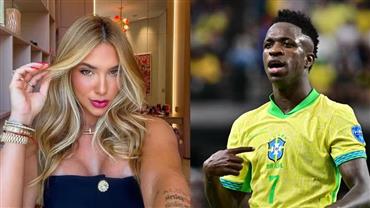 Vini Jr. curte foto de Virginia e alimenta rumores de romance após festa reservada