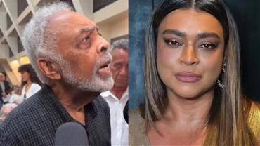 Gilberto Gil fala de Preta Gil em missa de sétimo dia da cantora