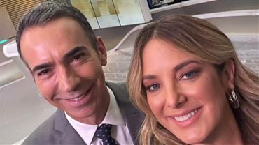 Ticiane Pinheiro com pé na Globo após César Tralli assumir a bancada do Jornal Nacional, diz colunista