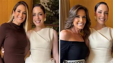 Aniversário de Fabiana Justus reúne ex-madrastas Ticiane Pinheiro e Gisela Prochaska em festa intimista