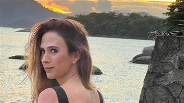 Tata Werneck faz trend com vestidos da filha e viraliza: "Quem vai pegar as roupas de quem?"