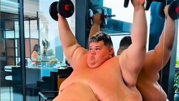 Bateu a meta! Gordão da XJ perde mais de 115 kg para fazer cirurgia