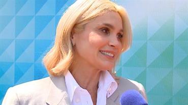 Exclusivo no "TV Fama" Flávia Alessandra comenta sobre os planos de Otaviano Costa para o futuro: "Outros empreendimentos"
