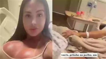 Internada, Gracyanne Barbosa revela seu estado de saúde: "Super inchada"