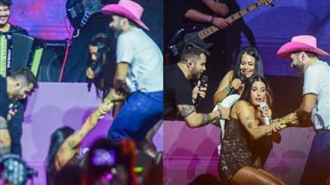 Ana Castela é derrubada de palco durante show em São Paulo