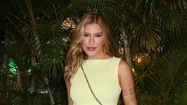 Lore Improta realiza quatro testes caseiros para descobrir o sexo do bebê