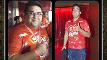 André Marques mostra transformação no corpo após cirurgia para emagrecer: "Menos 75kg"