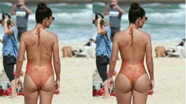 Juliana Paes reclama de photoshop em seu bumbum: "prefiro do jeito que é"