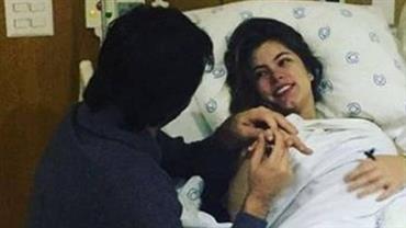 Bruna Hamú é pedida em casamento logo após dar à luz: "Óbvio que aceitei"