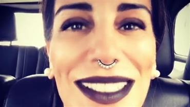 Glória Pires posta vídeo com "piercing" e divide opiniões de fãs