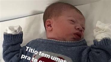 Nasce Gabriel, primeiro filho de Gusttavo Lima e Andressa Suita