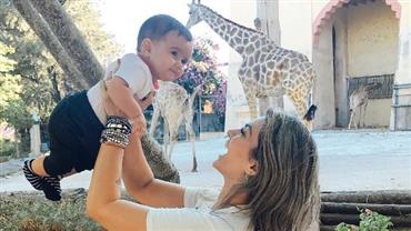 Kelly Key mostra foto com filho em zoológico de Lisboa e "ilusão de ótica" gera comentários