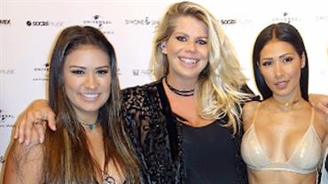 Grávida, Karina Bacchi tieta Simone e Simaria em Miami: "Lindas e talentosas"