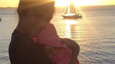 Yanna Lavigne mostra o rostinho da filha Madalena: ''Meu pacotinho''