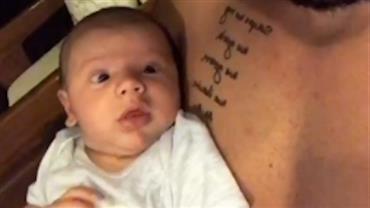 Gusttavo Lima encanta web ao postar vídeo com filho: "Quem tá com o papai?"