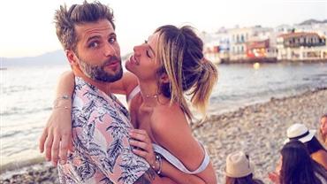 Bruno Gagliasso curte Mykonos e brinca: "Sim, nós vamos morar na Grécia"
