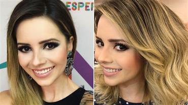 Sandy "turbina" mechas loiras e muda visual com cabelo mais curto