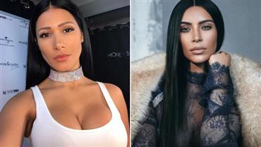 Simaria diz que virou "sósia" de Kim Kardashian sem querer: "Não me inspirei"