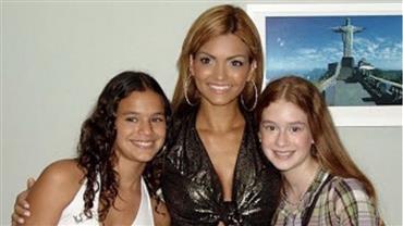 Kelly Key impressiona ao postar foto antiga com Marina Ruy Barbosa e Bruna Marquezine