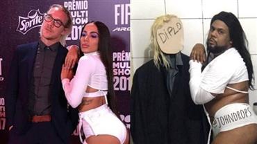 Blogueiro surpreende ao "reproduzir" figurino de Anitta em premiação musical